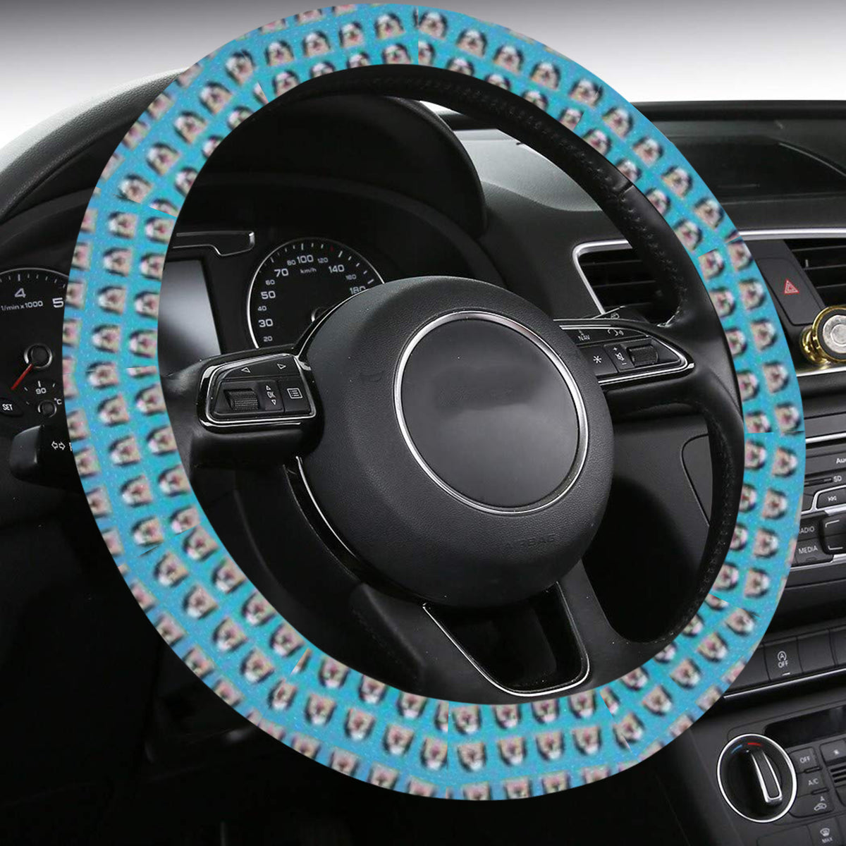 Japanese Chin Steering Wheel Cover