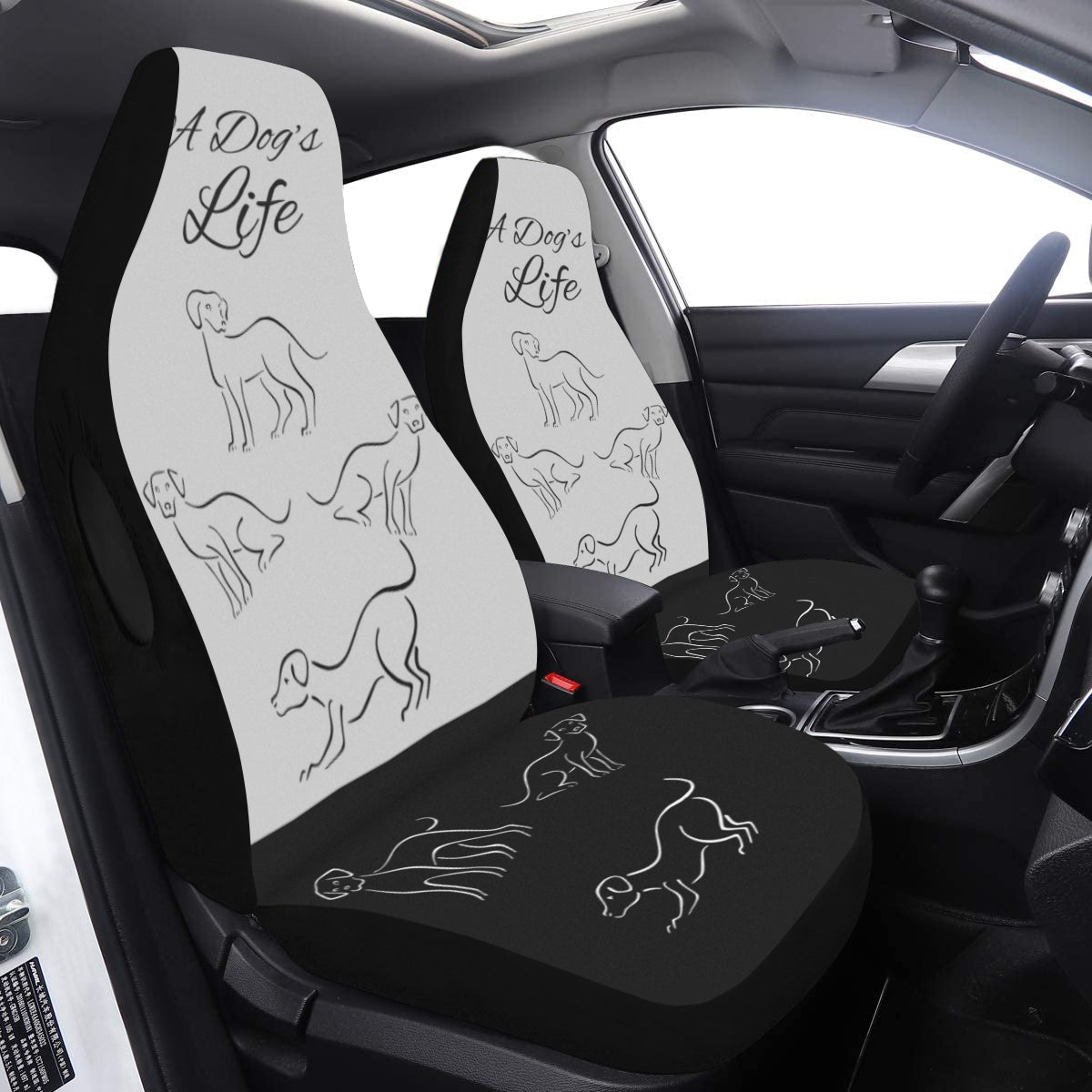A Dog's Life Car Seat Covers (Set of 2) - 2