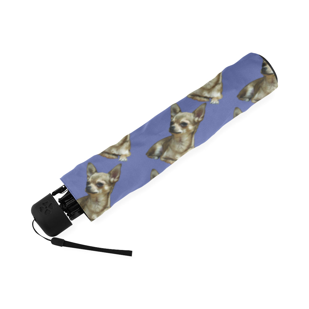 Chihuahua Umbrella - Blue