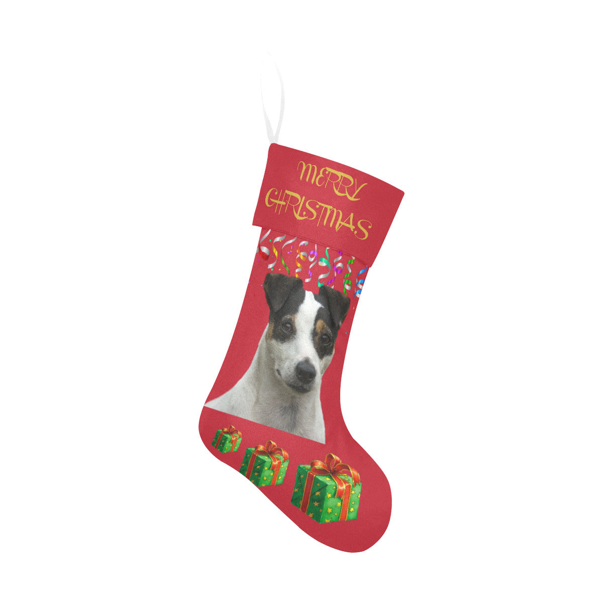 Jack Russell Christmas Stocking