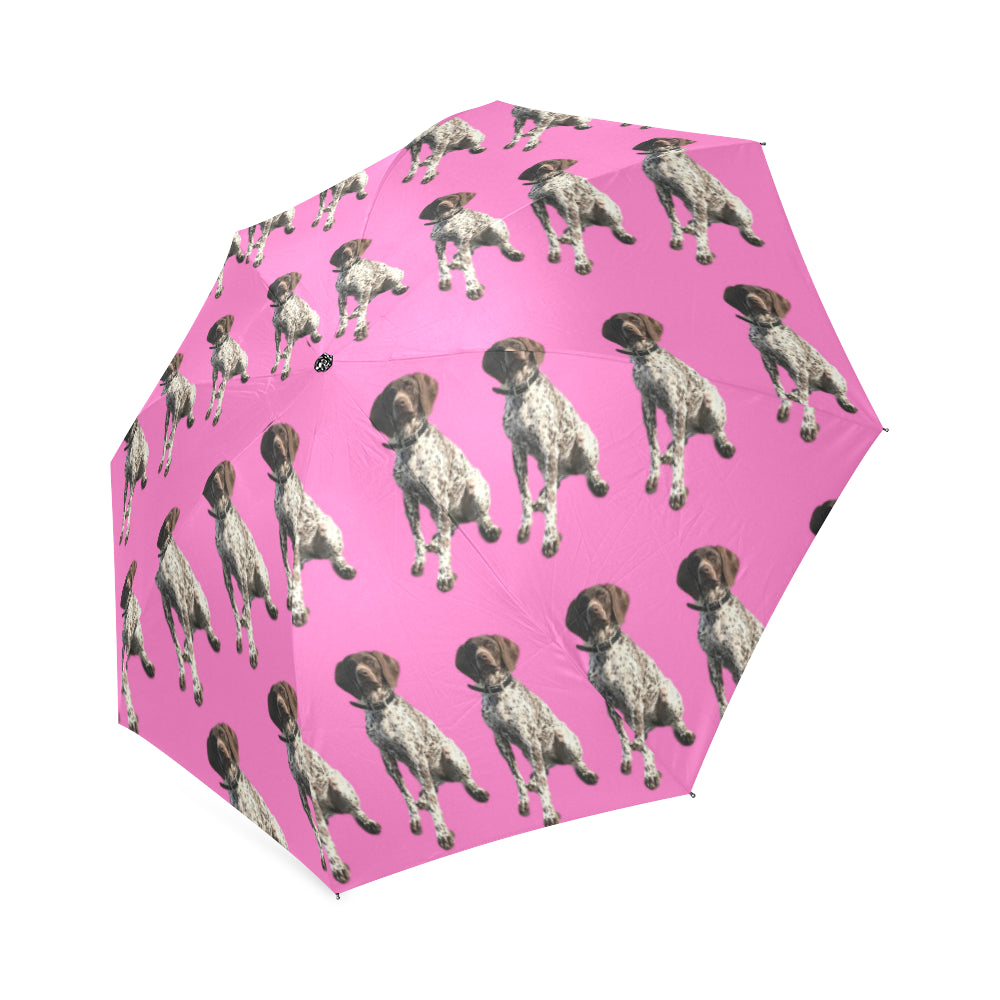 German Short Haired Pointer Umbrella - Pink