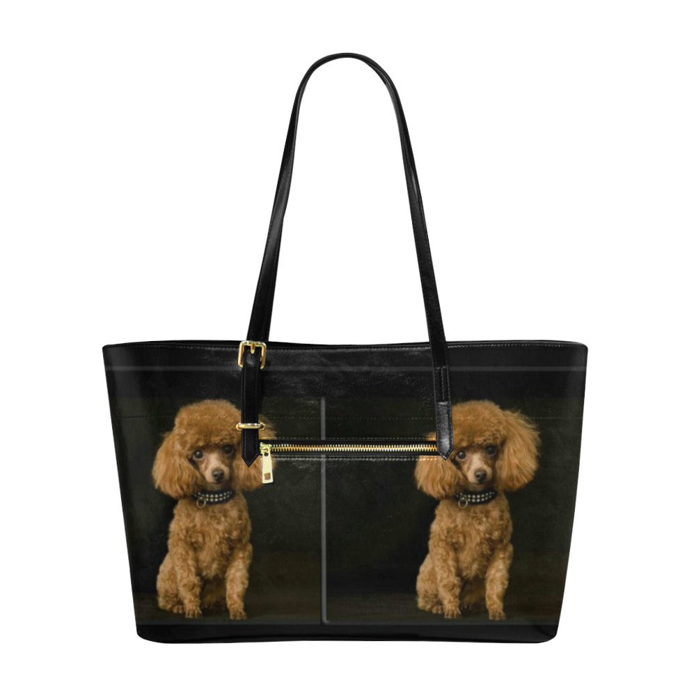 Toy Brown Poodle Tote Bag
