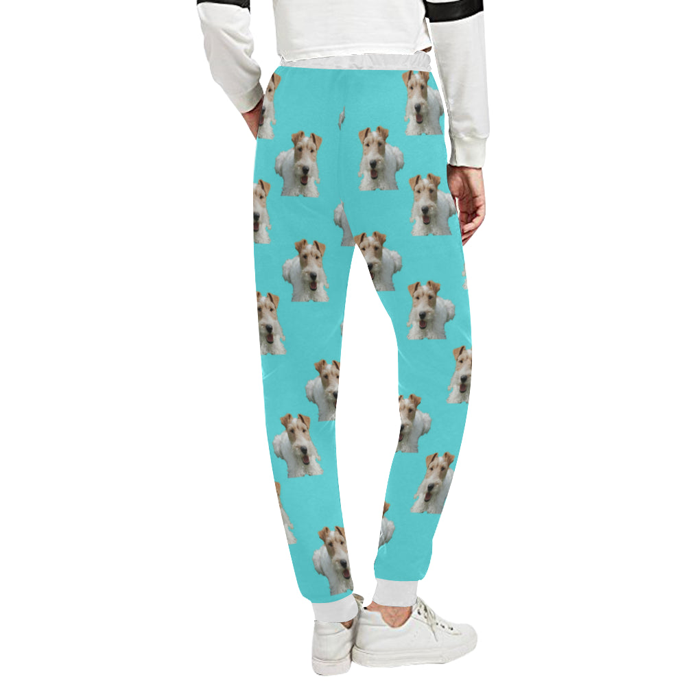 Wire Fox Terrier Pants - Turquoise