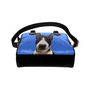 Bull Terrier Shoulder Bag - Blue
