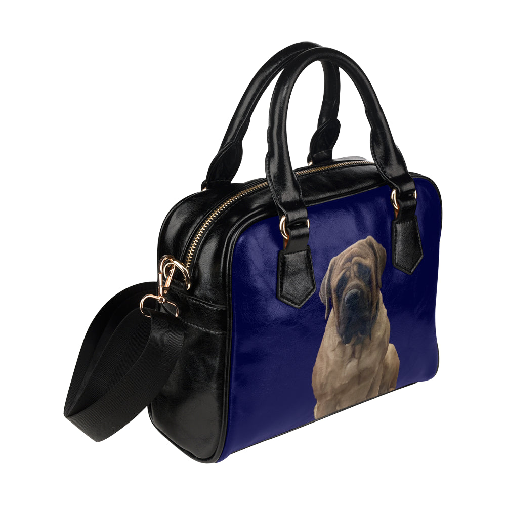 English Mastiff Shoulder Bag - Blue