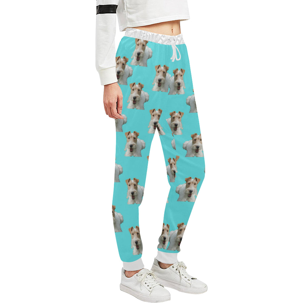 Wire Fox Terrier Pants - Turquoise