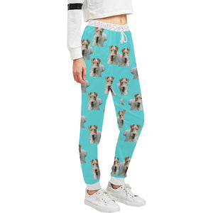 Wire Fox Terrier Pants - Turquoise
