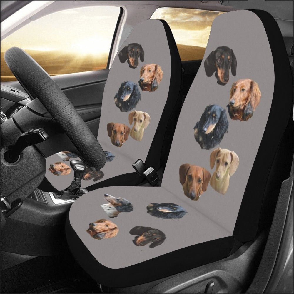 Dachshund Car Seat Covers (Set Of 2) - Multi