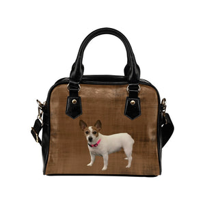 Jack Russell Terrier Shoulder Bag - Brown
