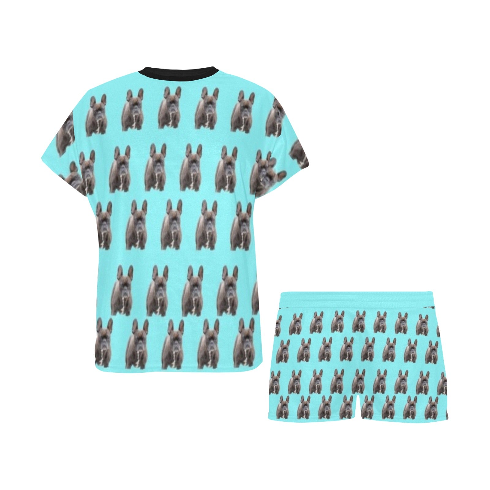 2 Piece French Bulldog PJ Set - Brindle