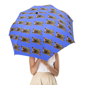 Linda's Dog Umbrella - Blue