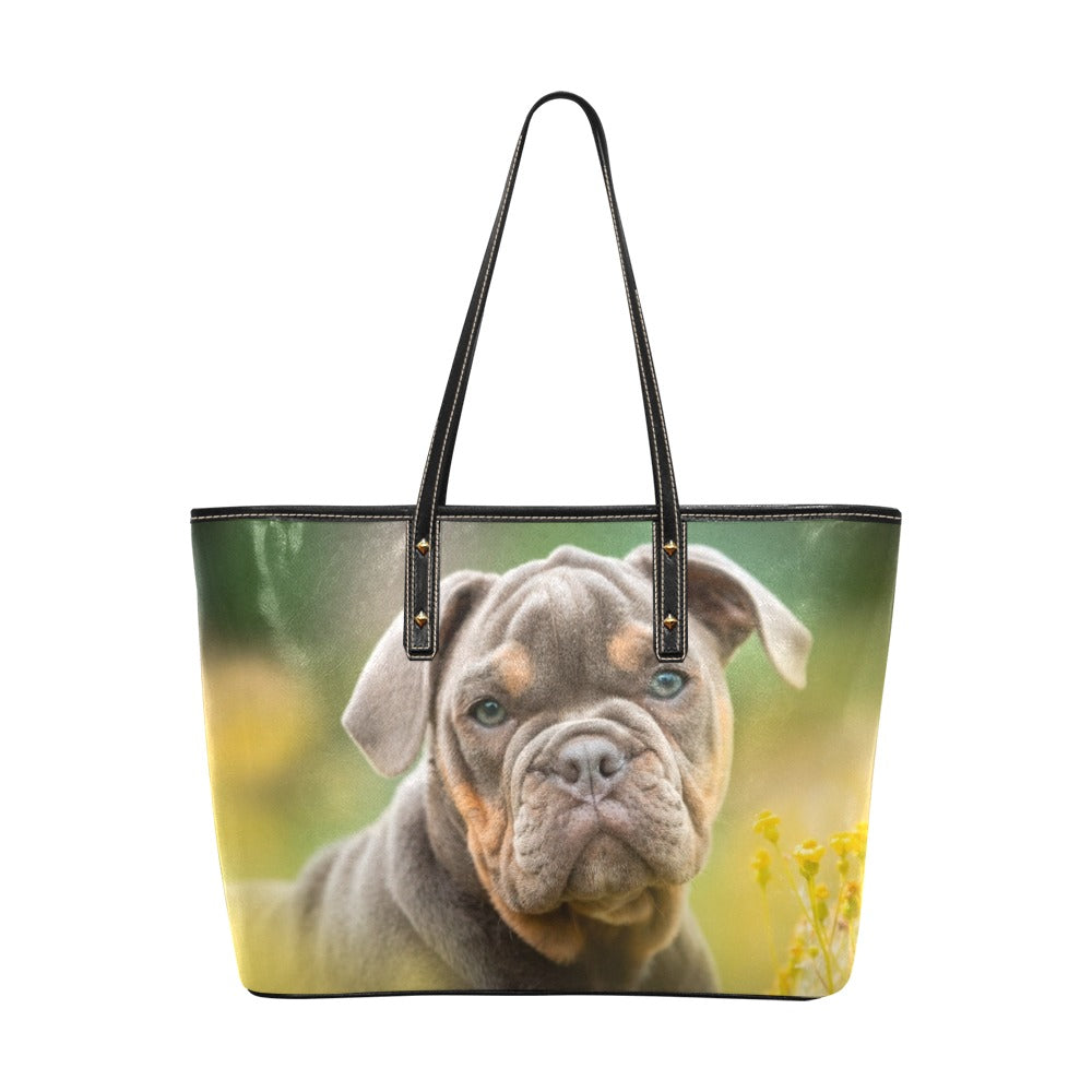 Bulldog Tote Bag - Puppy