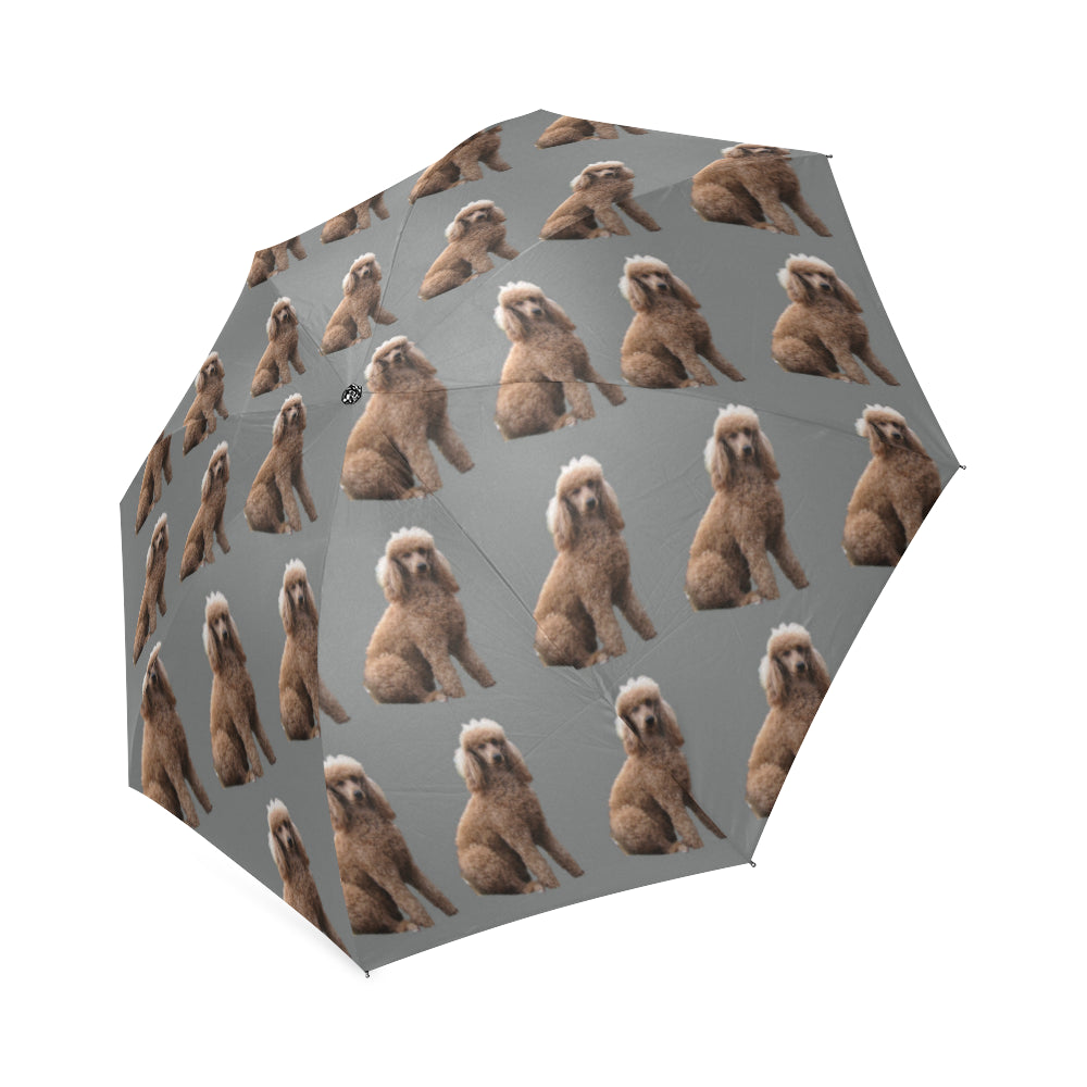 Poodle Umbrella - Grey