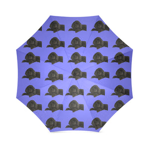 Poodle Umbrella - Black Toy Poodle