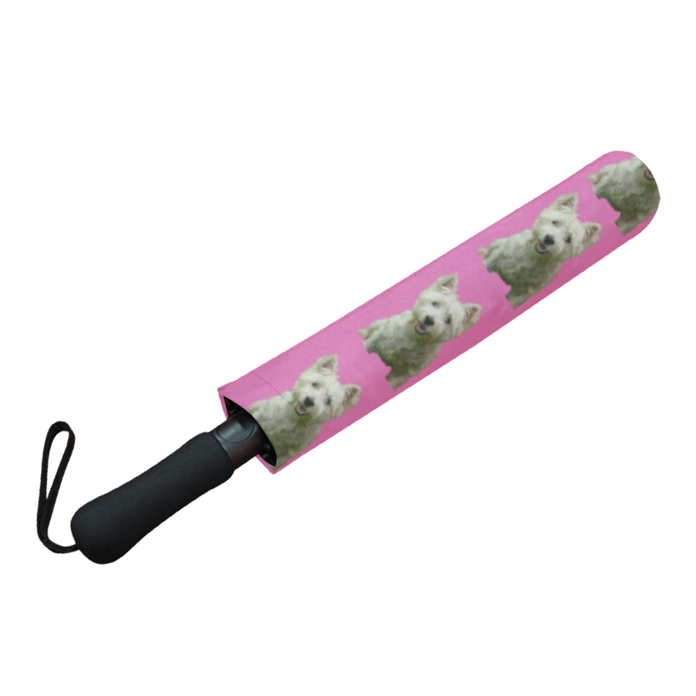 Westie Umbrella - Pink