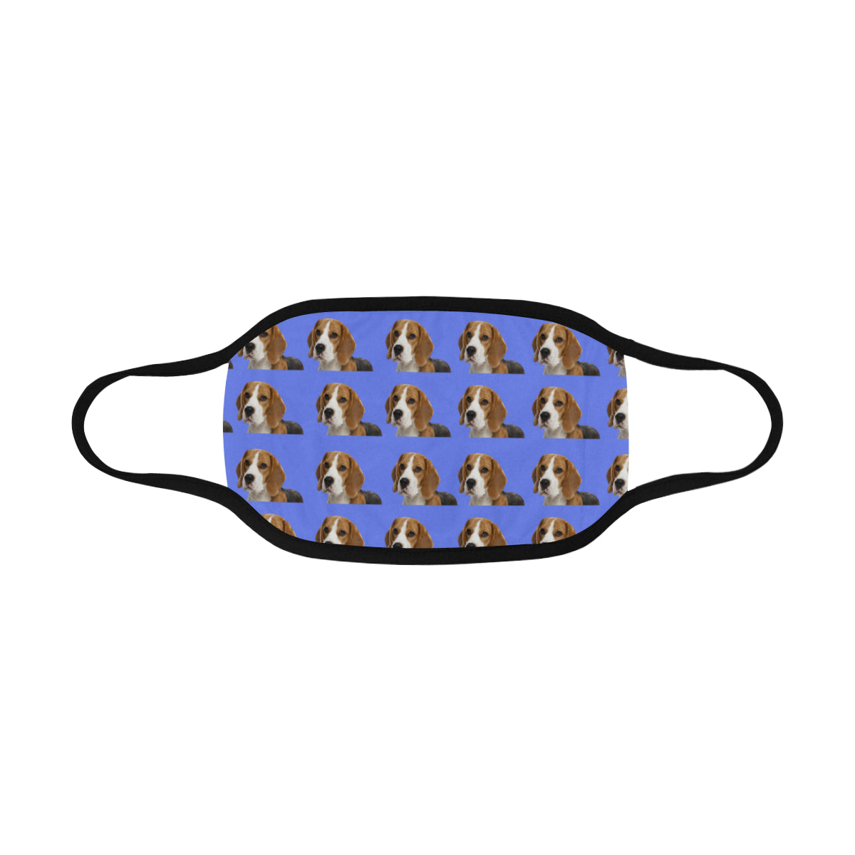 Beagle Face Cover - Blue