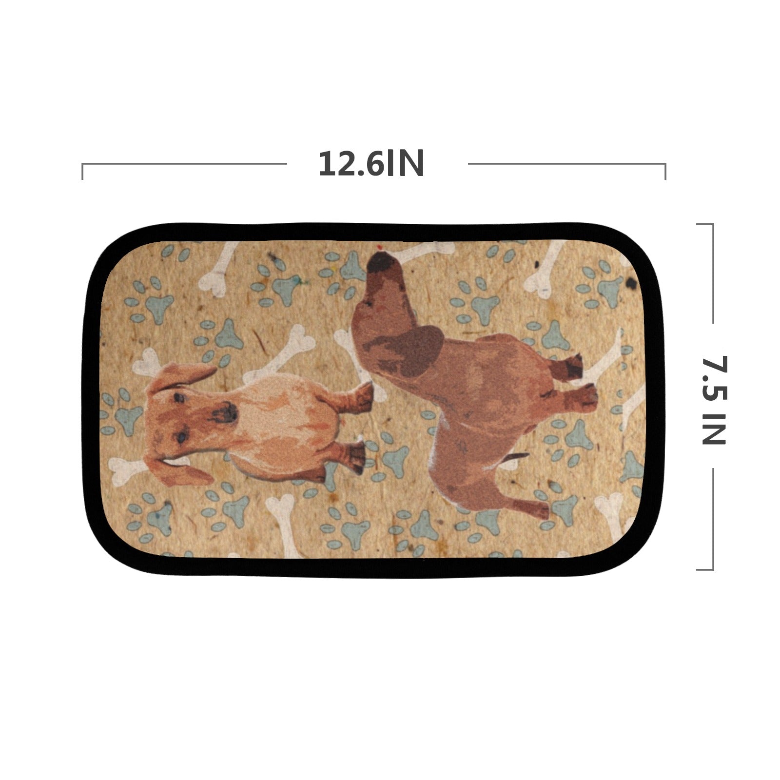 Dachshund Car Console Cover