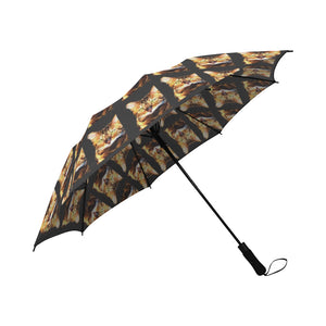 Bengal Cat Umbrella - Semi-Automatic