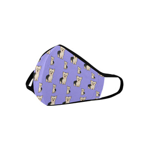 Yorkie Face Cover - Purple