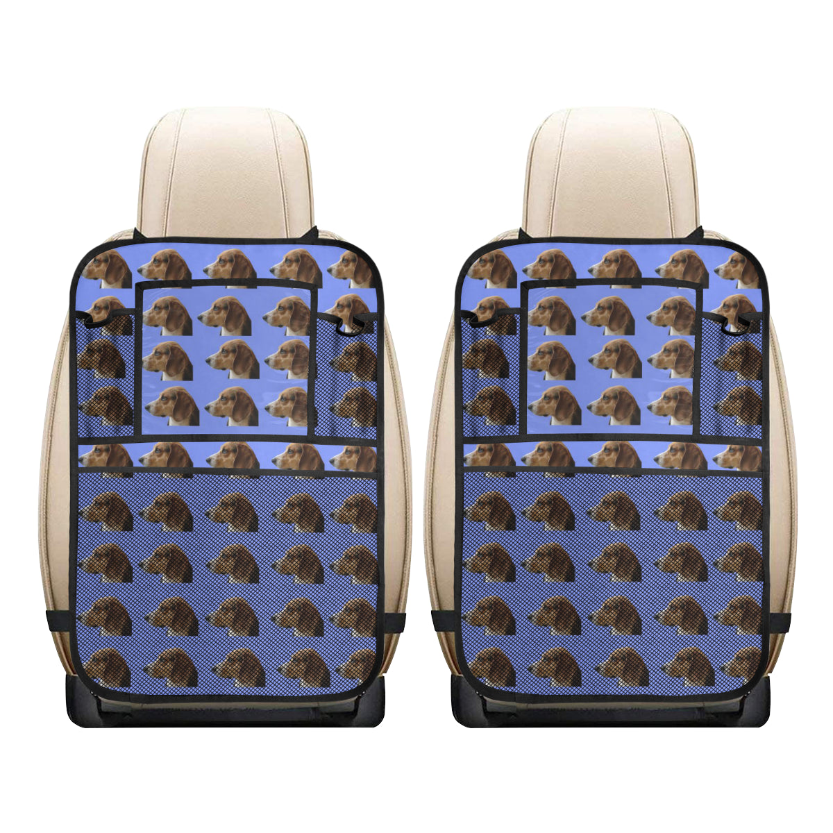 Beagle Car Seat Back Organizers (2 Pack)