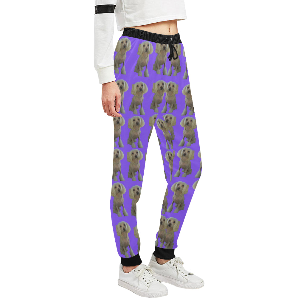 Chinese Crested Pants - Purple