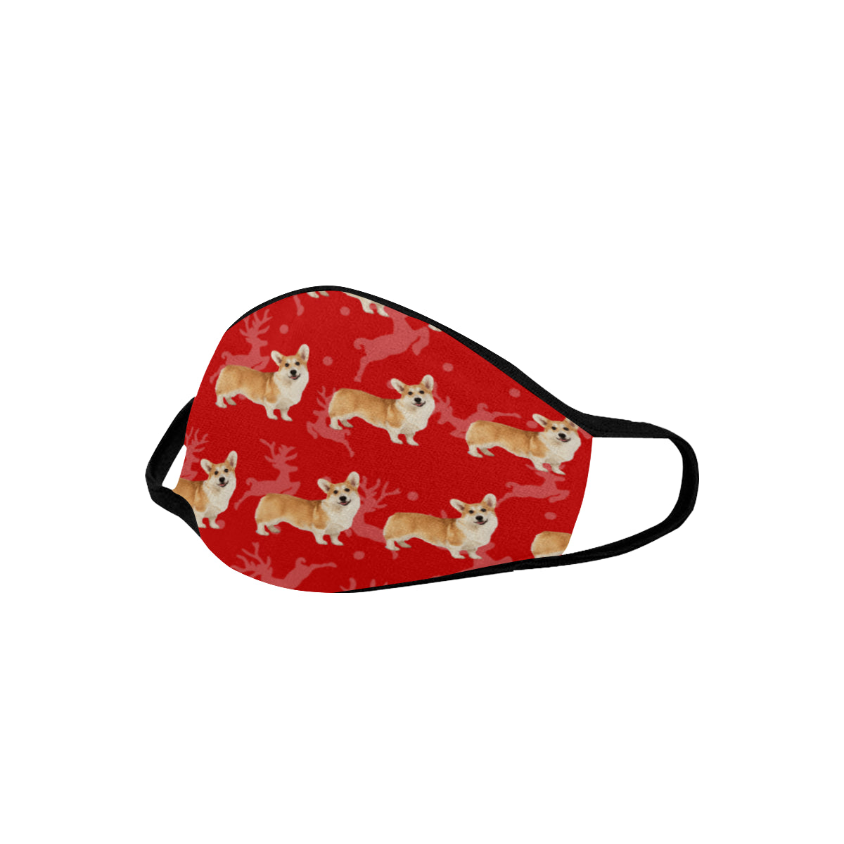 Corgi Face Cover - Holiday