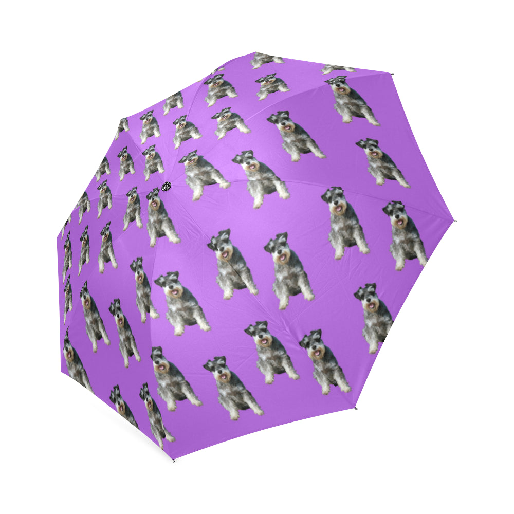 Schnauzer Umbrella - Purple