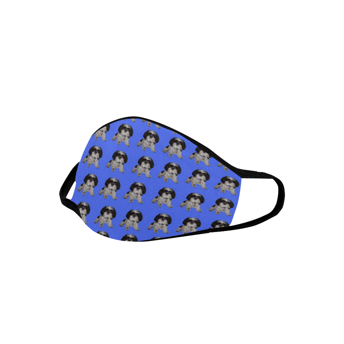 Shih Tzu Face Cover - Black & White