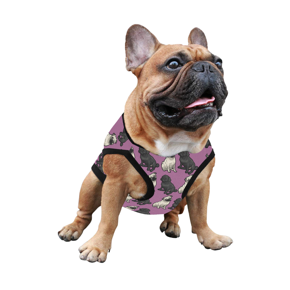 Pug Doggie Tank Top Cartoon