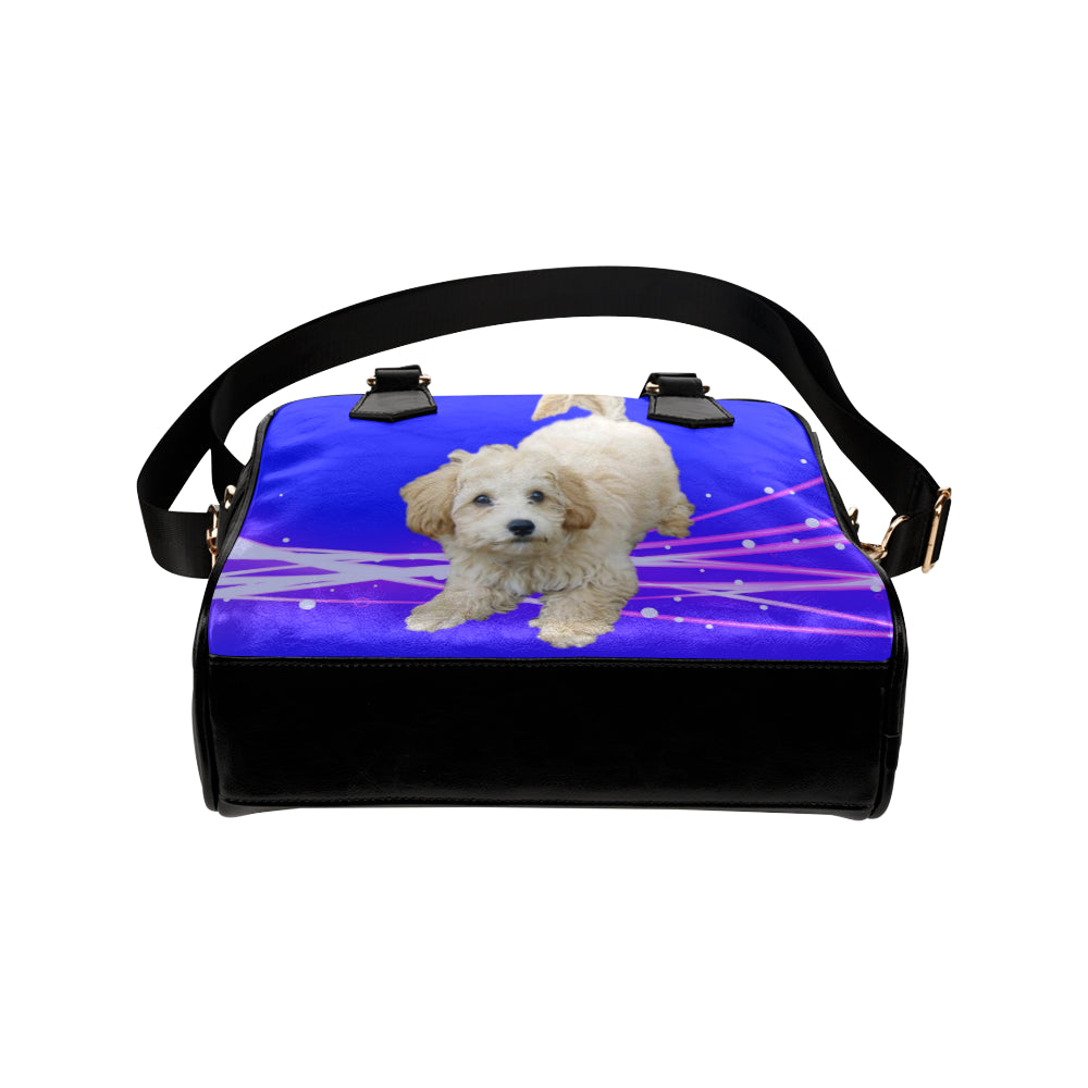 Maltipoo Shoulder Bag - White