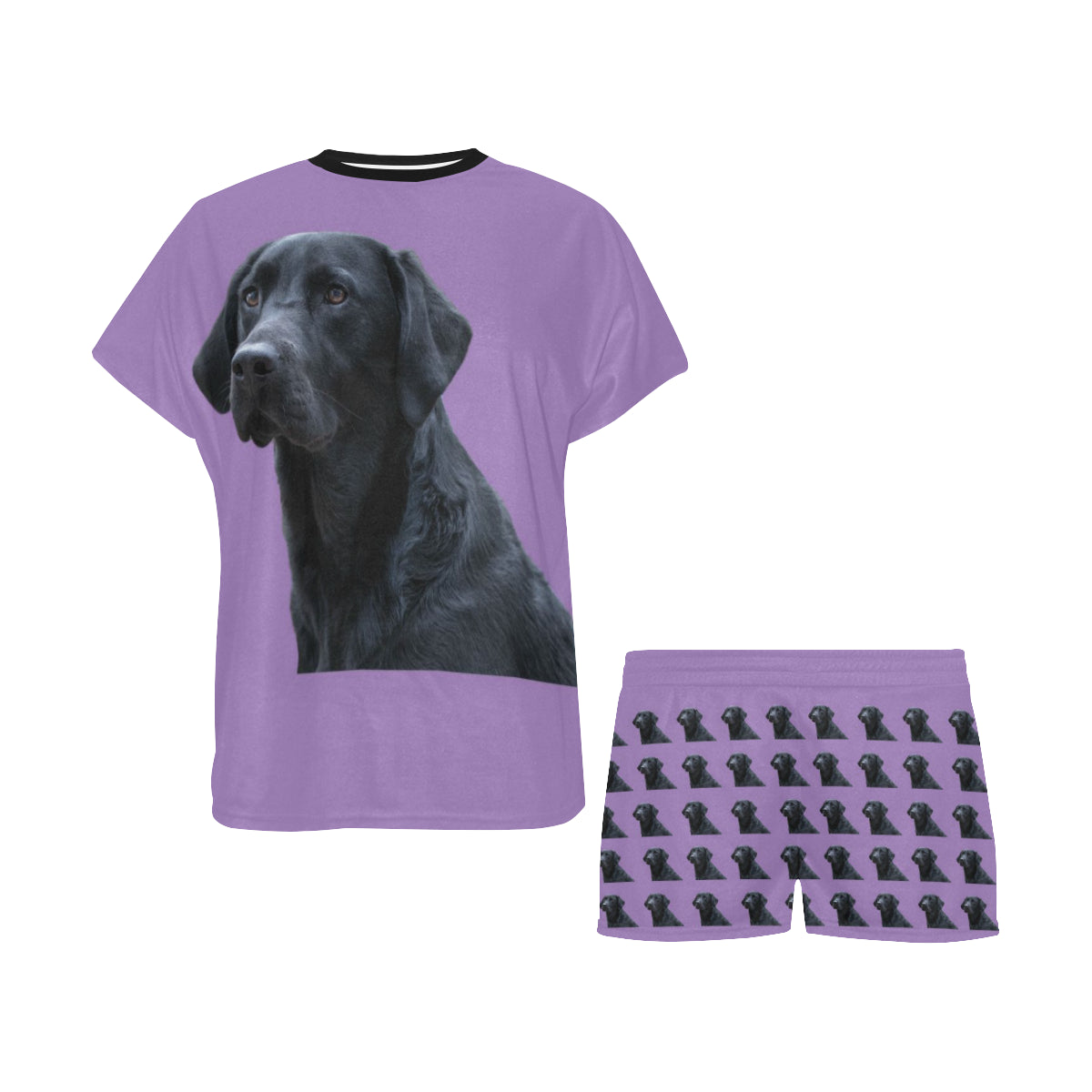 2 Piece Black Lab Pj Set