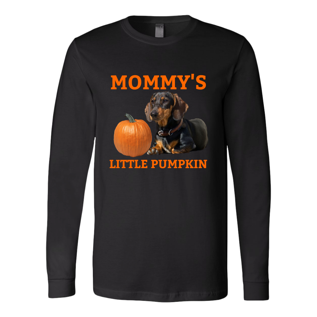 Mommy's Little Pumpkin Long Sleeve Shirt - Dachshund