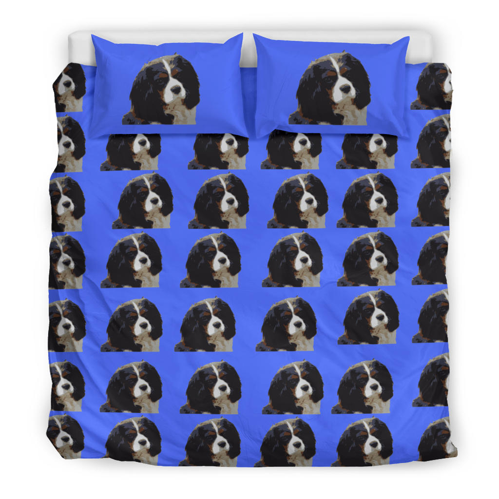 Cavalier King Charles Bedding Set - Tri