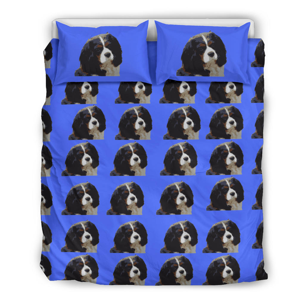 Cavalier King Charles Bedding Set - Tri