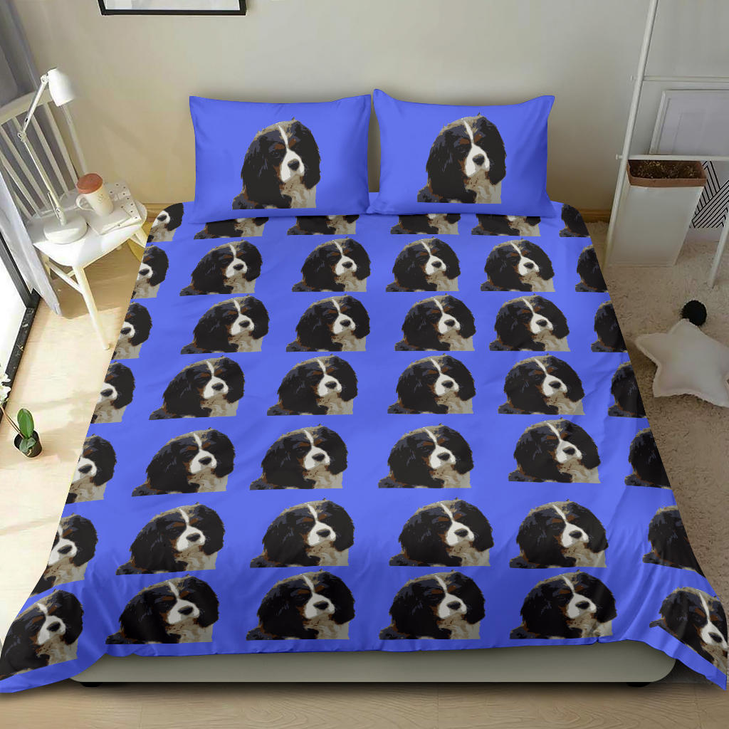 Cavalier King Charles Bedding Set - Tri