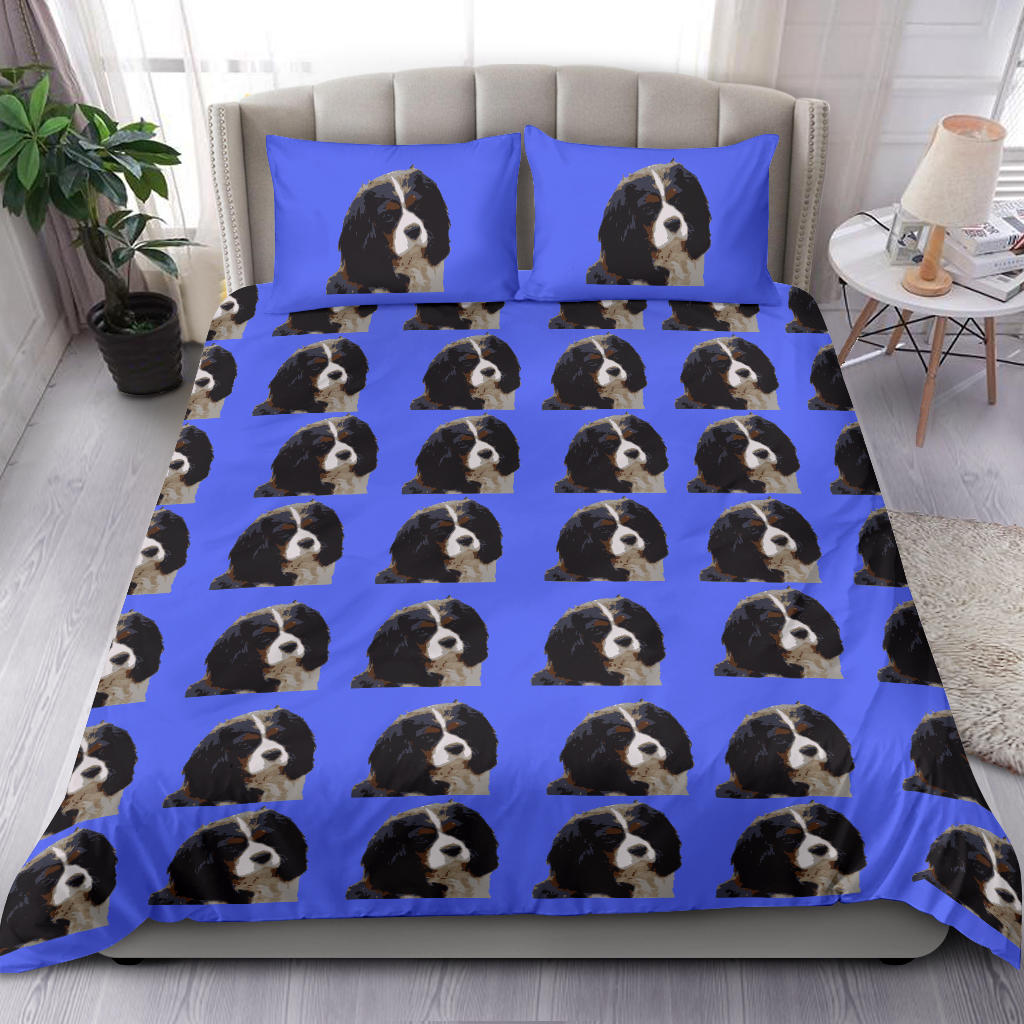 Cavalier King Charles Bedding Set - Tri