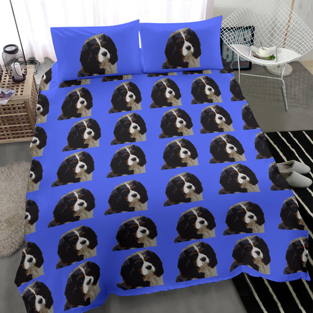 Cavalier King Charles Bedding Set - Tri