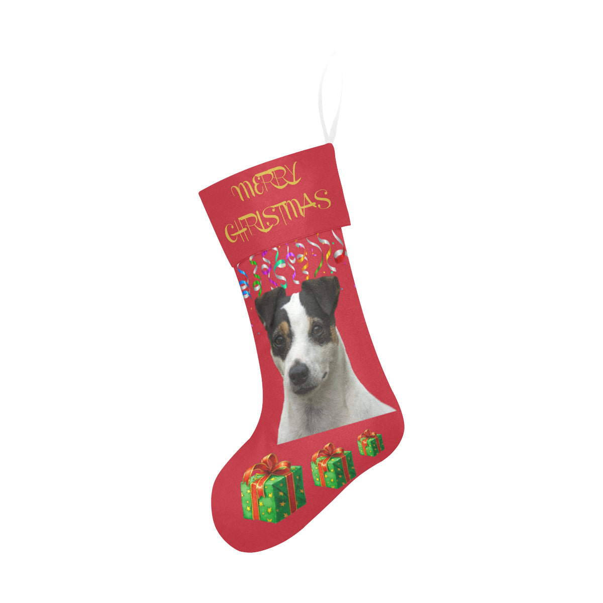 Jack Russell Christmas Stocking