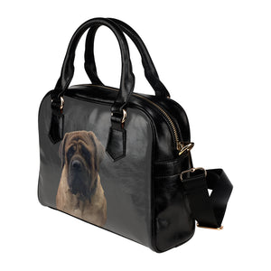 English Mastiff Shoulder Bag - Grey