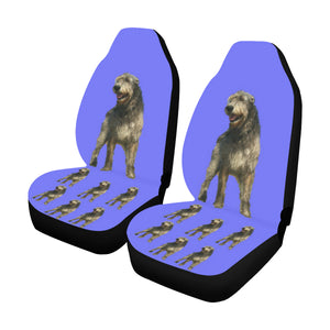Irish Wolfhound Car Seat Covers (Set of 2)