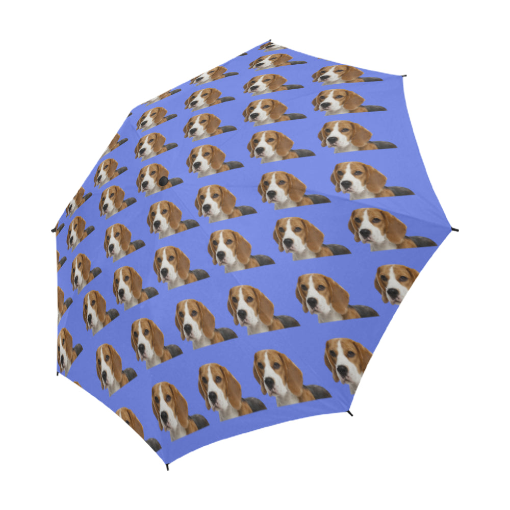 Beagle Umbrella -Blue - Semi Automatic