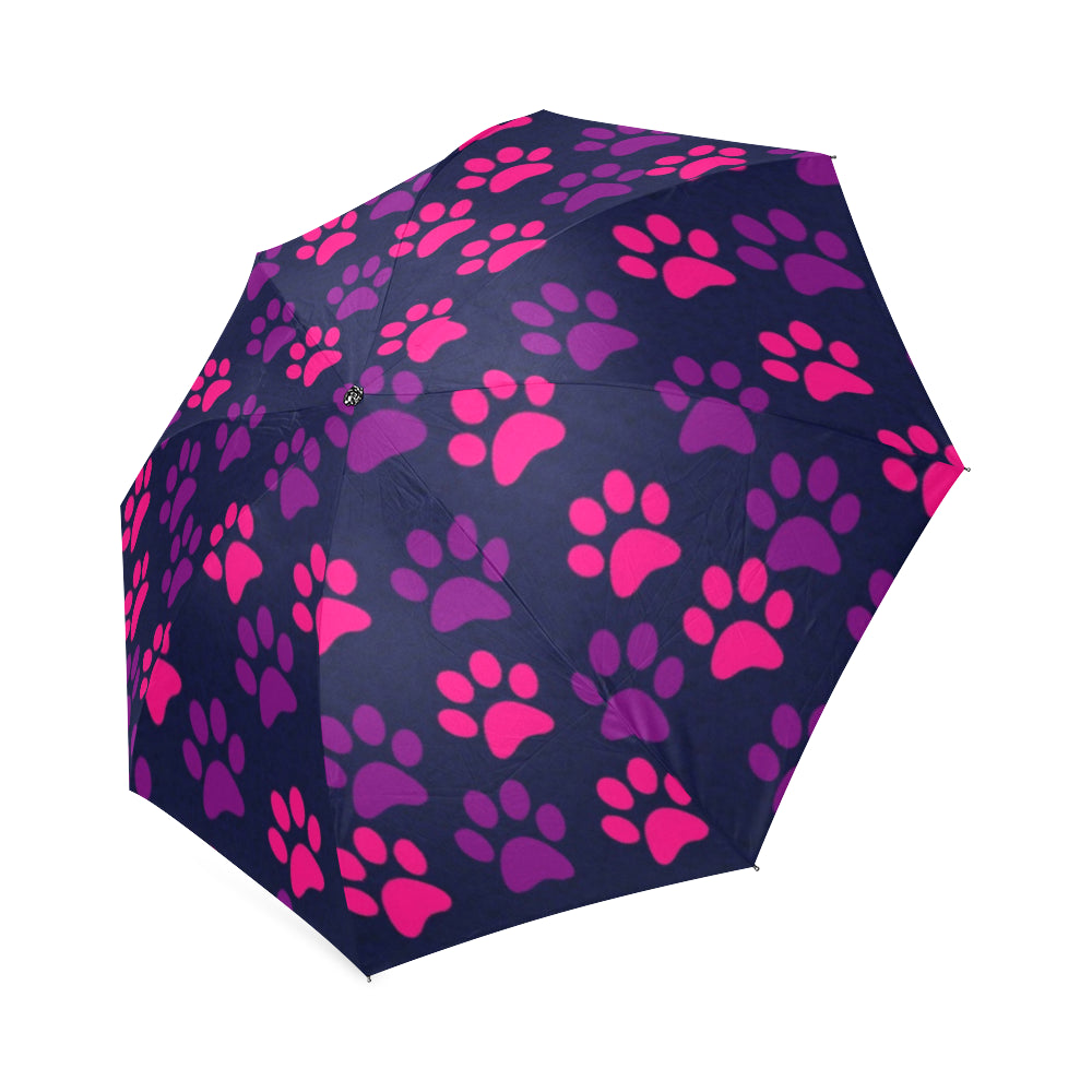 Paw Print Umbrella - Pink/Purple