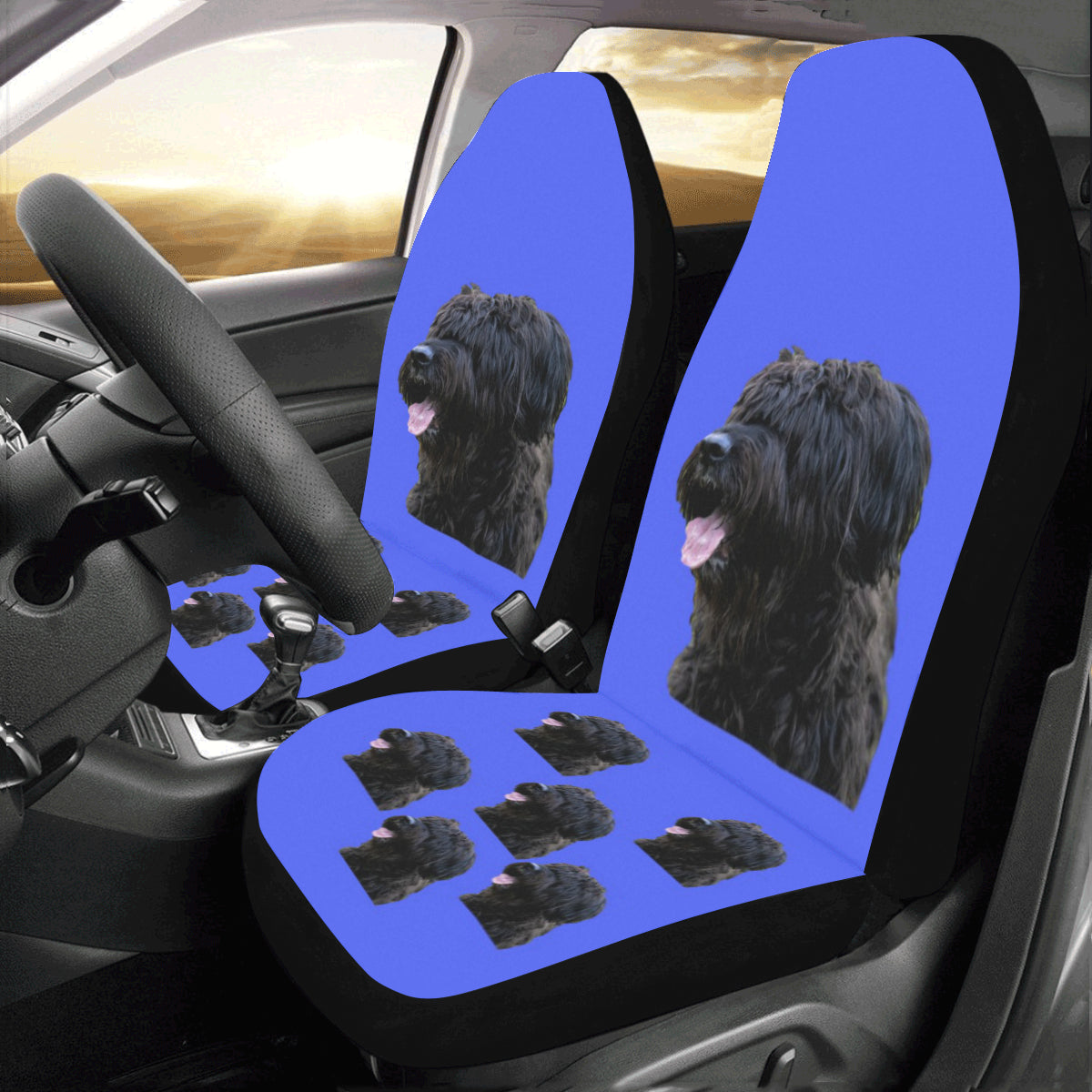 Briard Car Seat Covers (Set of 2)