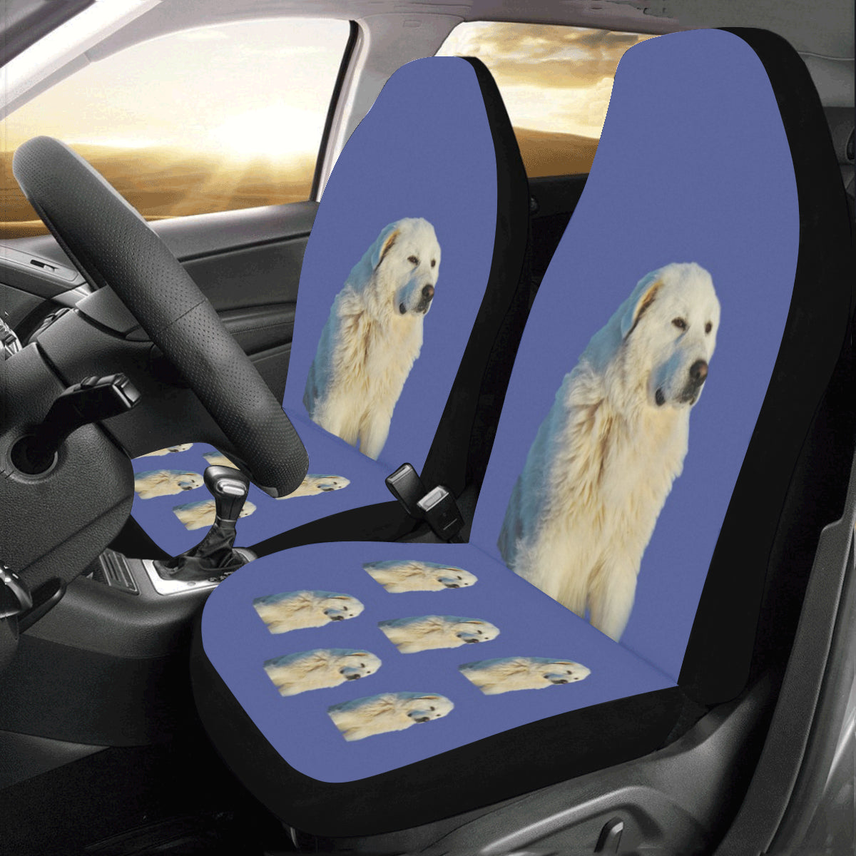 Great Pyrenees Car Seat Covers (Set of 2)