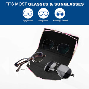 Pug Glasses/Sunglasses Case - Hearts