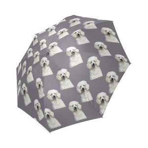 Poodle Umbrella - White Standard