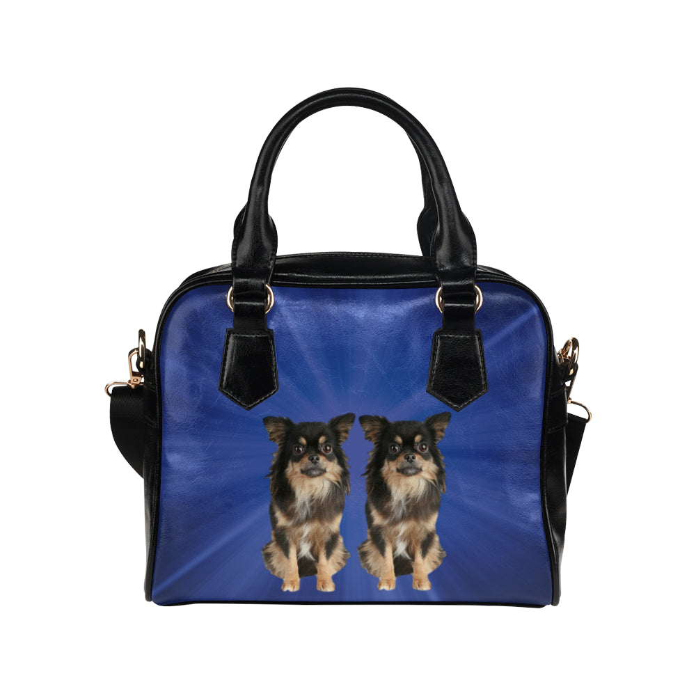 Chihuahua Shoulder Bag - Blue Long Hair