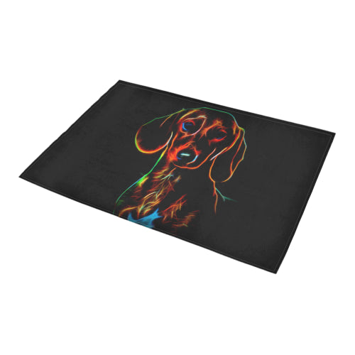 Dachshund Area Rug - Glowing