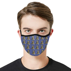 Chihuahua Cloth Face Cover - Blue