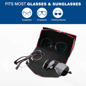 Pug Glasses/Sunglasses Case - Red